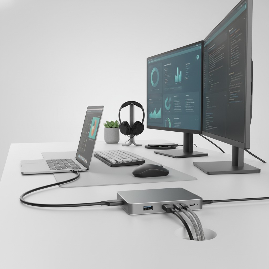 Station d'Accueil PC Portable : Comment Choisir le Bon Dock USB-C en 2026